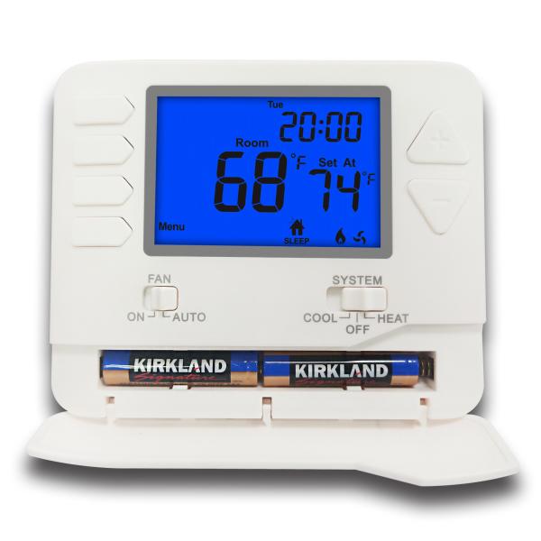OCSTAT 省エネ 24V 有線プログラマブルルームデジタルサーモスタット (暖房/冷房用)