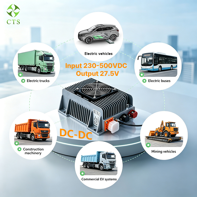 CTS 1.5kW DC-DC Converter High Voltage EV DC/DC Power Module