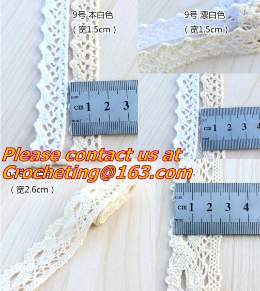 5.5cm Good quality white cotton lace, trimming lace,crocheted lace for diy,garment accesso