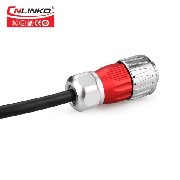 CNLINKO M20 Harness Battery Terminal Adapters Connecting 4 Pin Power Connector Waterproof IP68