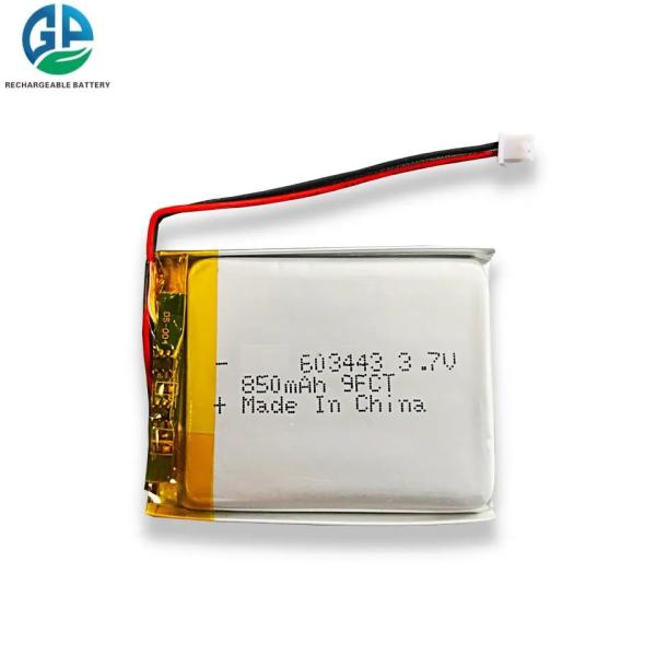 Un38.3 443442 Lithium Polymer Battery Pack 3.7v Rechargeable 600mah 640mah