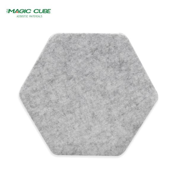 Eco Friendly Polyester Fibre Acoustic Panel Flame Retardant For Multi Function Hall