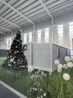 Maison en acier galvanisé de 40 pieds contenant extensible de deux chambres avec fenêtre coulissante en acier plastique de 920*920 mm et taille pliée