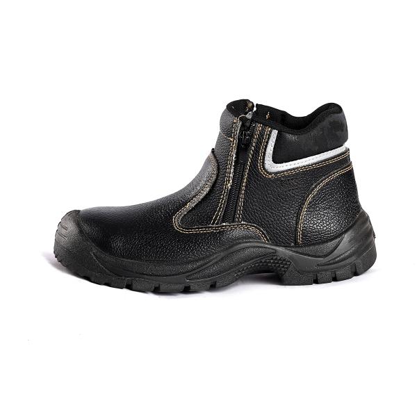 ODM Steel Plate LOGO Boots with Heat Resistant Function Breathable Mesh Lining Safety Shoes