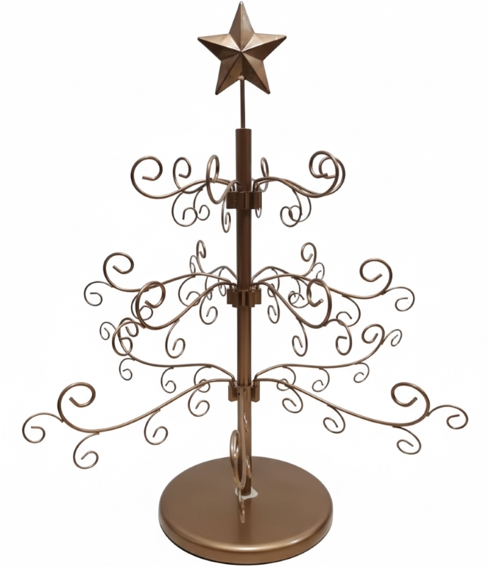 Bronze Rosegold Metallic Finish 2 Feet Christmas Tree for Holiday Displays Event Decorations