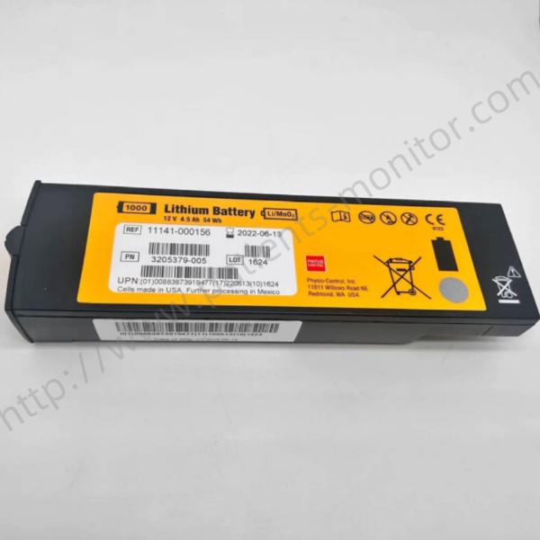 Fisiocontrolador Lifepak 1000 LP1000 AED Batería 11141-000156 Batería médica compatible de reemplazo