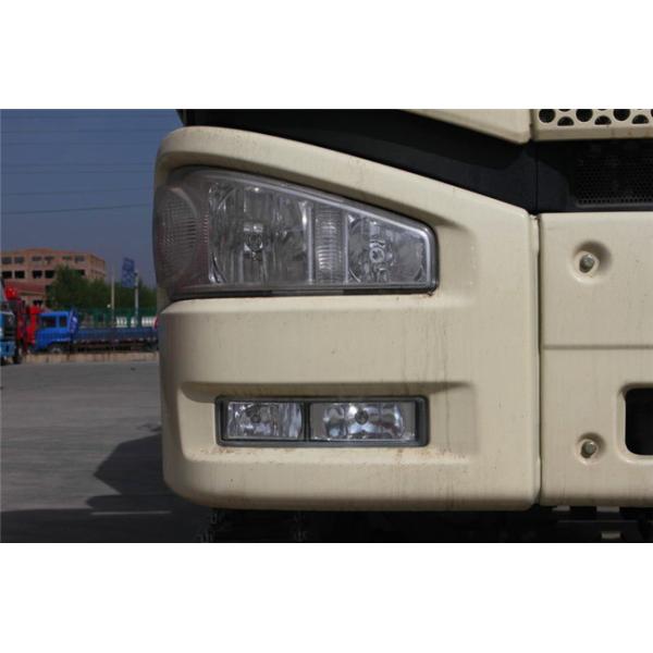 White Concrete Construction Equipment  , FAW J6P Self - Load Mobile Concrete Mixer 8 Cubic Meters