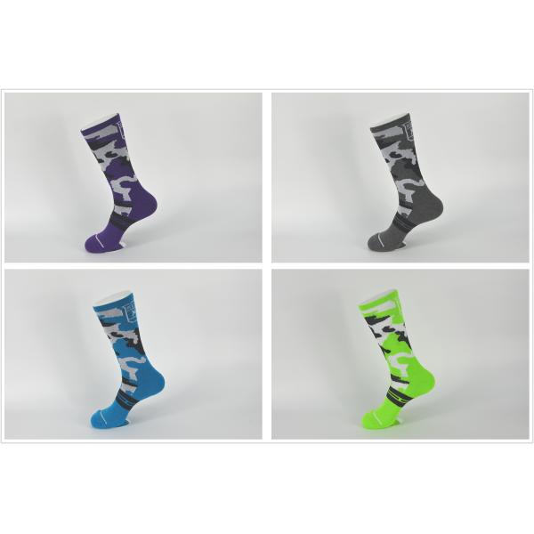 Cool Max Polyester Athletic Basketball Socks Breathbale For Women Anti - Bacterial