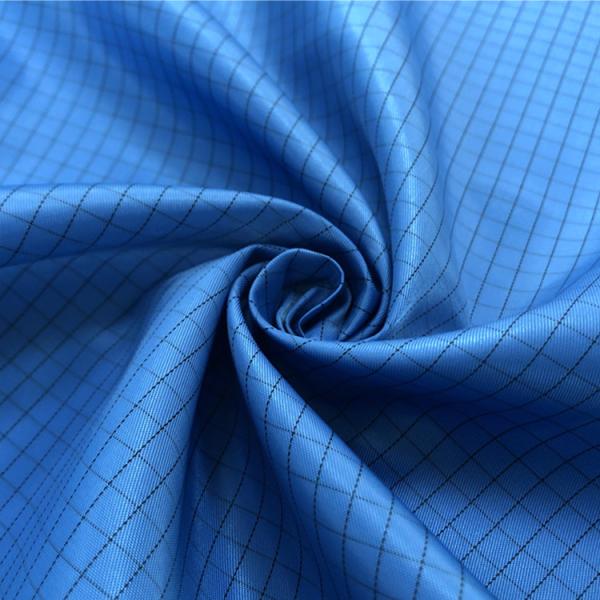 tela condutora do ESD da fibra do carbono do poliéster 2% da grade 98% de 5mm