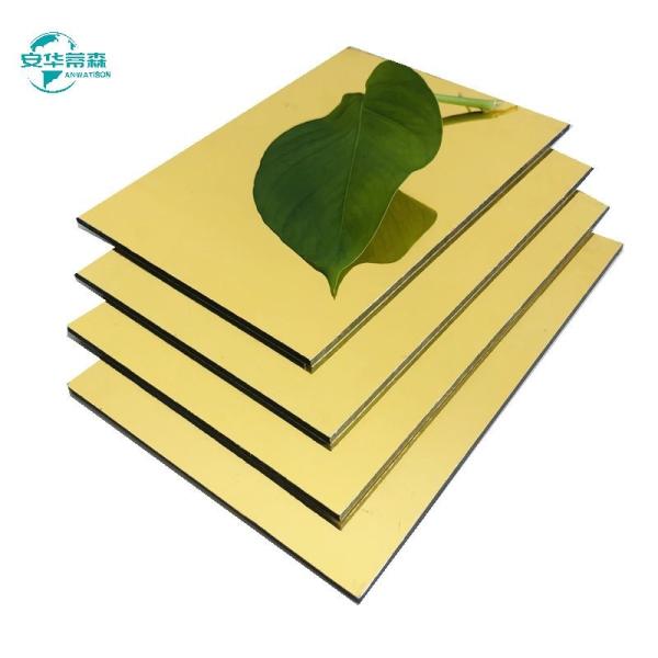 SGS Certified Mirror ACP with Class A2 Fire Resistance Strong Impact Resistance and High UV Resistance for Durable Facades