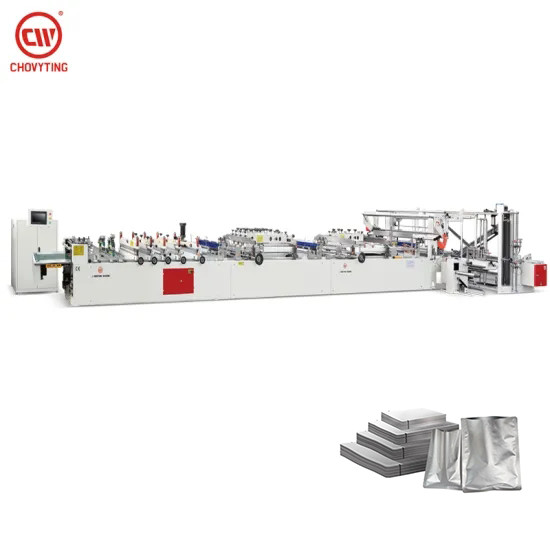 Multiple Layer Laminating Pouch Making Machine , 150pcs/min Aluminium Foil Bag Making Machine