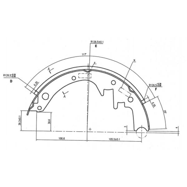 Maxilas do freio de 1 4 reboque de Airui 10 agrícolas x 2 para montes e montanhas