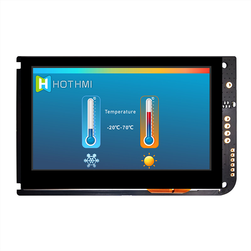 4,3 дисплей экрана касания TFT UART дюйма емкостный LCD 800x480 С ДОСКОЙ РЕГУЛЯТОРА LCD