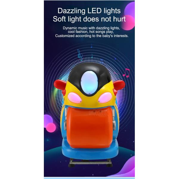 New Square Park Little Blue Train Small Amusement Equipment Battery Car