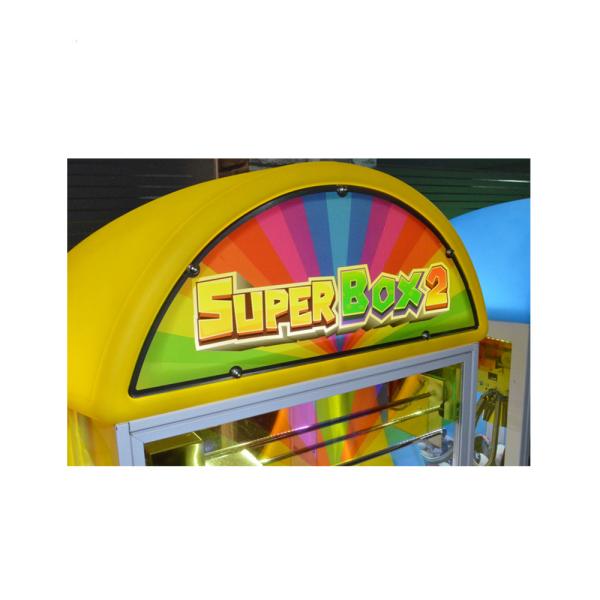 Máquina de venda automática de prémios Super Box 2 Mini Toys Recheado Brinquedos Regalo Grabber Arcade Crane Claw