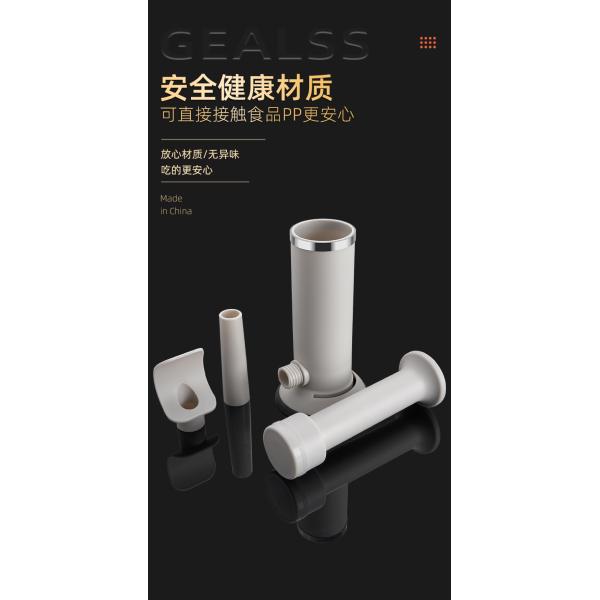 Compact Plastic Manual Sausage Enema Maker for Homemade Sausages and Seafood Dishes
