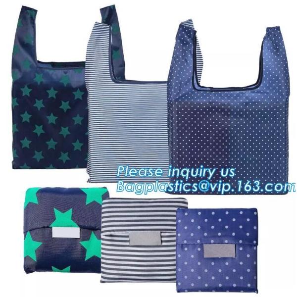 reusable polyester foldable shopping bag pattern eco fruit shape zipper foldable tote bag,production polyester polyester