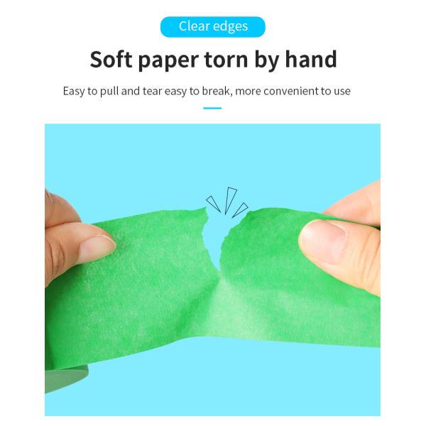 Customized Heat Resistant Multi Colored Masking Tape For Painting