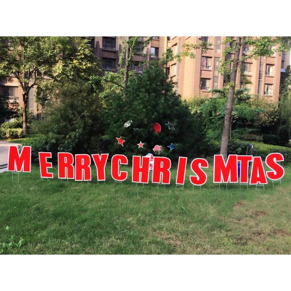 PP Corrugated Plastic Signs 18 X 24 6mm Coroplast Signs With H Stake