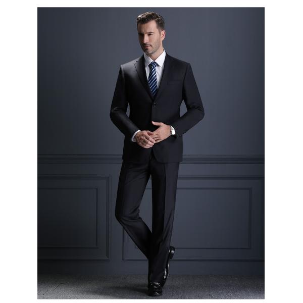 Anti-Static Black Suit for Work Professional Slim Stylish Clothing Business Suits