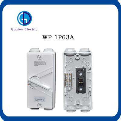 Pedido personalizado 1p-4p 20A-63A Industrial Ukf Isolator Switch com opção de personalização