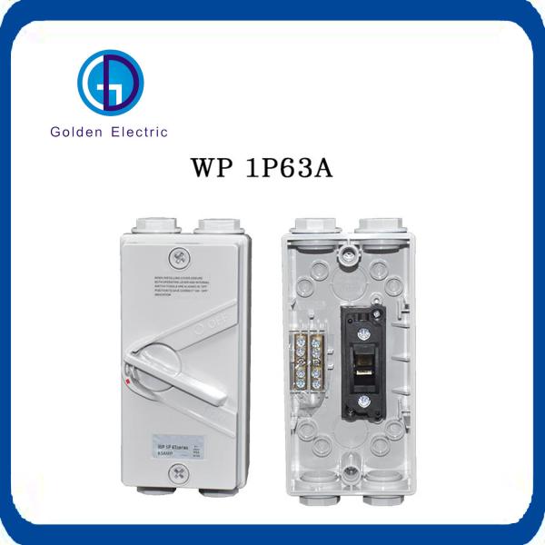 Pedido personalizado 1p-4p 20A-63A Industrial Ukf Isolator Switch com opção de personalização