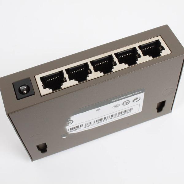 10/100Mbps Transmission Rate SNMP Function Metal Switch Network Monitoring Deconcentrator 5 Port Gigabit Switch TEG1005D