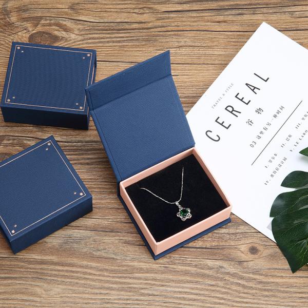 High End Flip Top Book Shaped Jewelry Box Hard Gift Case With Custom Logo