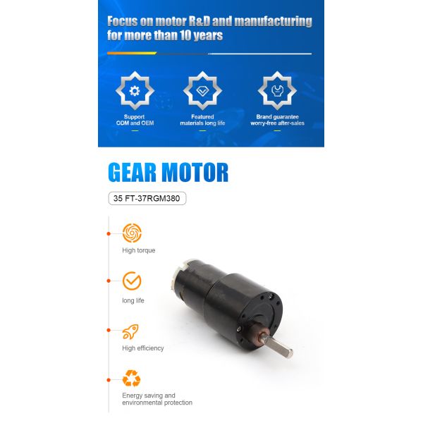 Wholesale 37mm Electric Gearbox385Motor Low Noise for Home Appliance Power Tool High Torque Motor