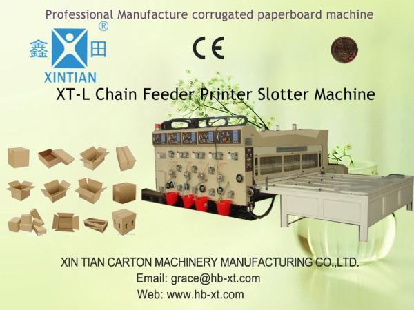 Semi Automatic Flexo Printing Slotting Machine Cardboard Die Cutting Machine 