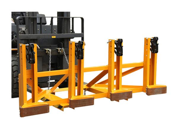 DG2000C Forklift Mounted Drum Grabber Double Eagle-Grip 4 Drums Load Capacity 500kgX4