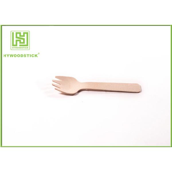 Anti - Bacteria Disposable Wooden Flatware , Eco Friendly Disposable Cutlery For