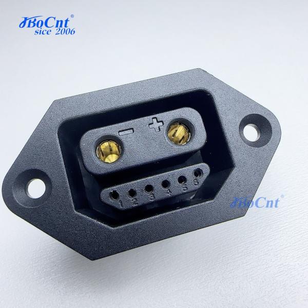 2+6P Electric Vehicle Charging Plug And Socket For Discharging / Charging