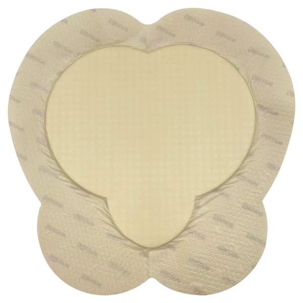 Large Waterproof Silicone Wound Dressing With Gentle Border For Bed Sore Leg Ulcer