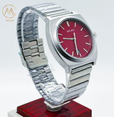 Fashion Dopamine Calendar Luxury Stainless Steel Wrist Watch For Men And Women