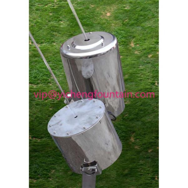 Fully AISI304 Material Laminar Fountain Jet With LED RGB Light 3W 6W 9W Submersible Type Spray Parabola