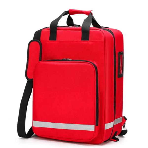 Многофункциональная медицинская сумка вагонетки сумки 1800D скорой помощи водоустойчивая медицинская