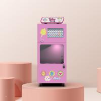 CE automático ROHS de la máquina expendedora del caramelo de algodón de Game Park con el palillo de papel automático
