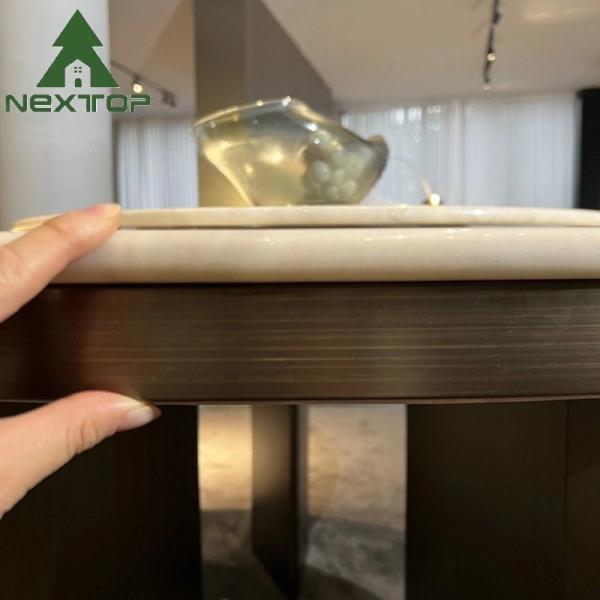 Modern Kitchen White Dining Table And Green Chairs Swivel Round Dining Table