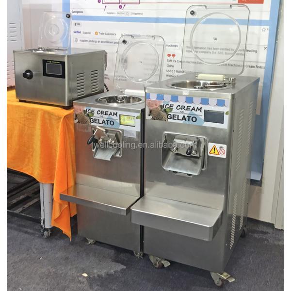Wellcooling Vertical Gelato Batch Freezer Commercial Italian Ice Sorbet Hard Ice Cream Machine