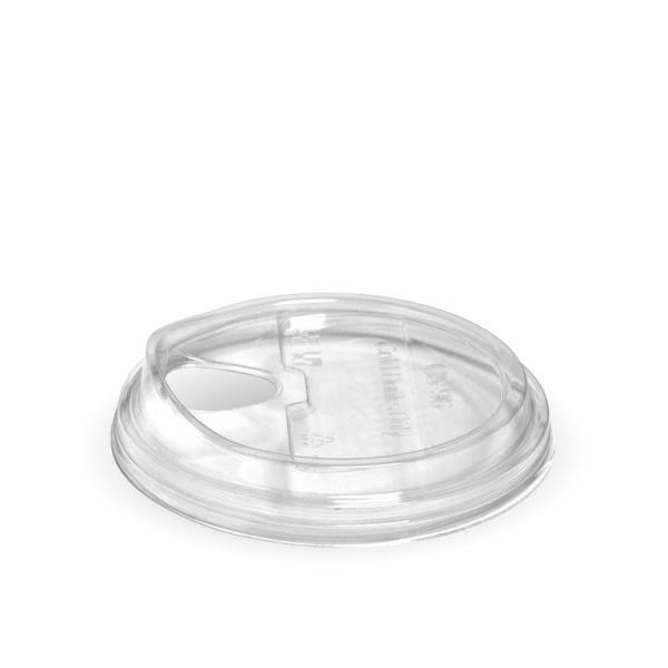 Polylactic Acid Sheet Cup Lid 90-105mm Arch Dome For Smoothie Cup Beverage