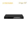 L2 Management Ethernet Switch, 16 Gigabit Poe Switch+2 SFP Uplink Ports and 2 Gigabit Uplink Ports;