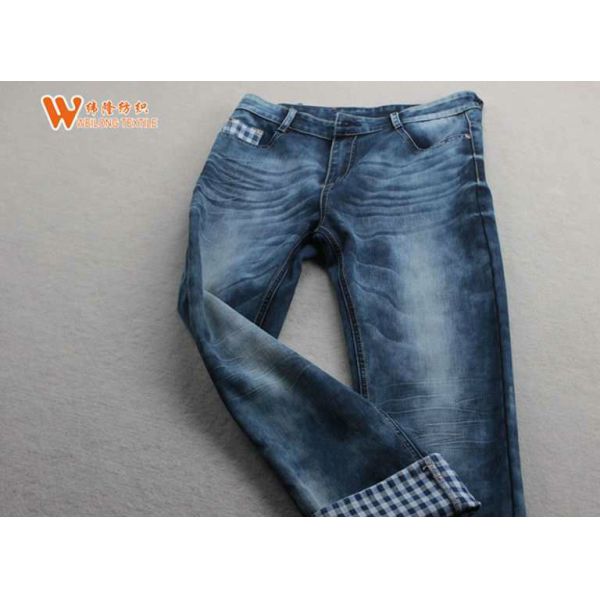 11.4oz Double Layer Heavy Fabric 100% Cotton Double 40's Yarn Plain Jeans Fabric