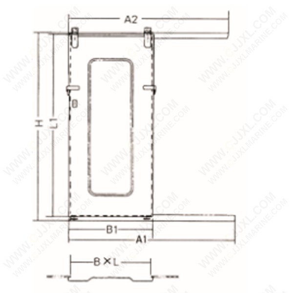 Steel Non-Watertight Sliding Door
