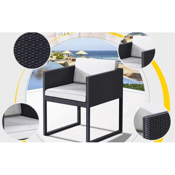 4 Seater Outdoor Dining Set Rattan Furniture Patio Rattan Dining Table Chair Set Wicker