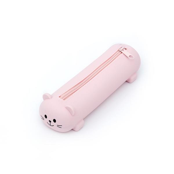Красивое животное Силиконовый карандаш корпус Организатор Складный пакет водонепроницаемый косметический рюкзак