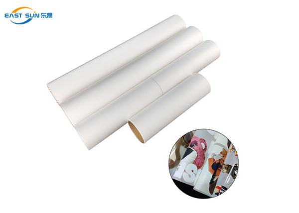 Película de impressão DTF de descascagem a quente / descascagem a frio 30cm 60cm Película PET de transferência de calor para camisetas