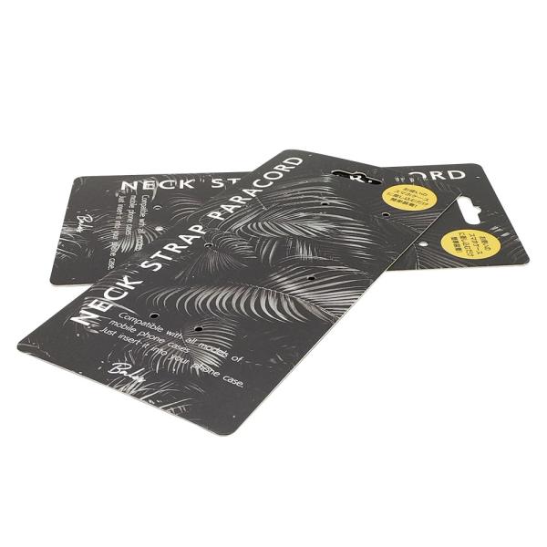 Folding Paper Cards Recyclable Hang Tag Card Custom Printed Header Cards