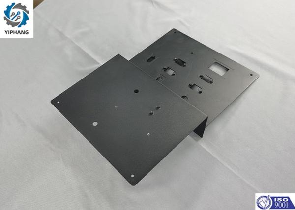 SPCC Electrical Box Door Sheet Metal Brackets Textured Black Powder Coating 1.5mm