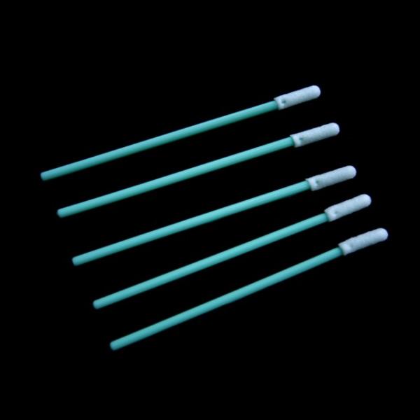 Dust Free PCB Cleaning ESD Safe Foam Tip Swab with Polypropylene Handle for Cleanroom Use